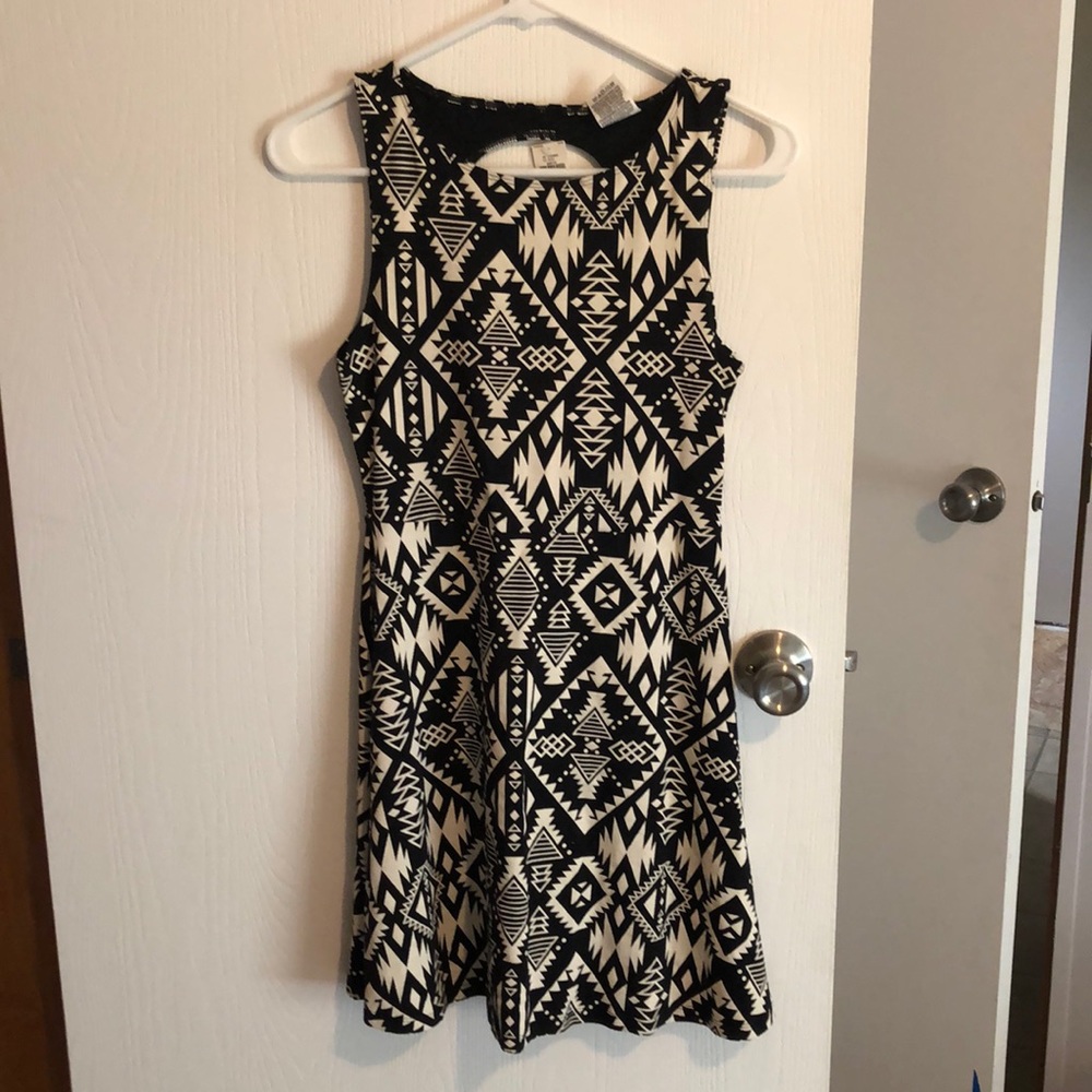 Multicolor PINK skater dress NWT